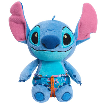 Disney’s Lilo & Stitch 7.5 Inch Stitch Plushie Stuffed Animal, Tropical Theme, Alien