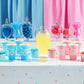 BLUE PANDA 12 oz Gender Reveal Paper Cups | Team Boy Team Girl Disposable Drinking Cups for Baby Shower Party Supplies and Decorations | 50-Pack Pink