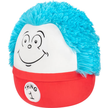 Squishmallows Original The Cat in The Hat 12in Thing 1 - Official Jazwares Plush (Medium-Sized)