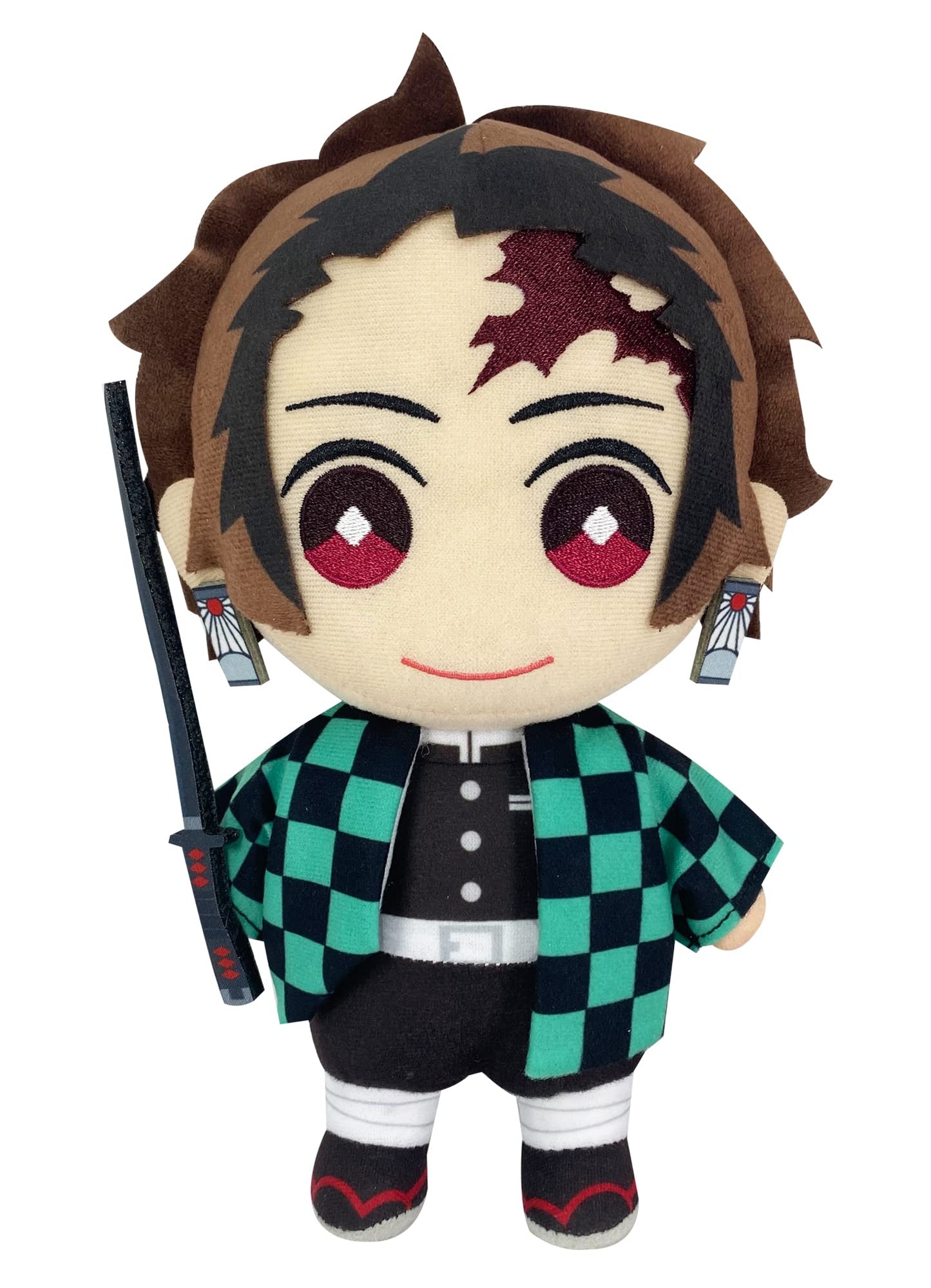 Great Eastern Entertainment Demon Slayer - Tanjiro Kamado w/Nichirin Sword Plush 8" H