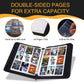 Collectible Trading Card Albums, 9 Pocket Trading Card Holder Fits 990 Cards With 55 Removable Sleeves Card Storage Organizer Case Compatible with