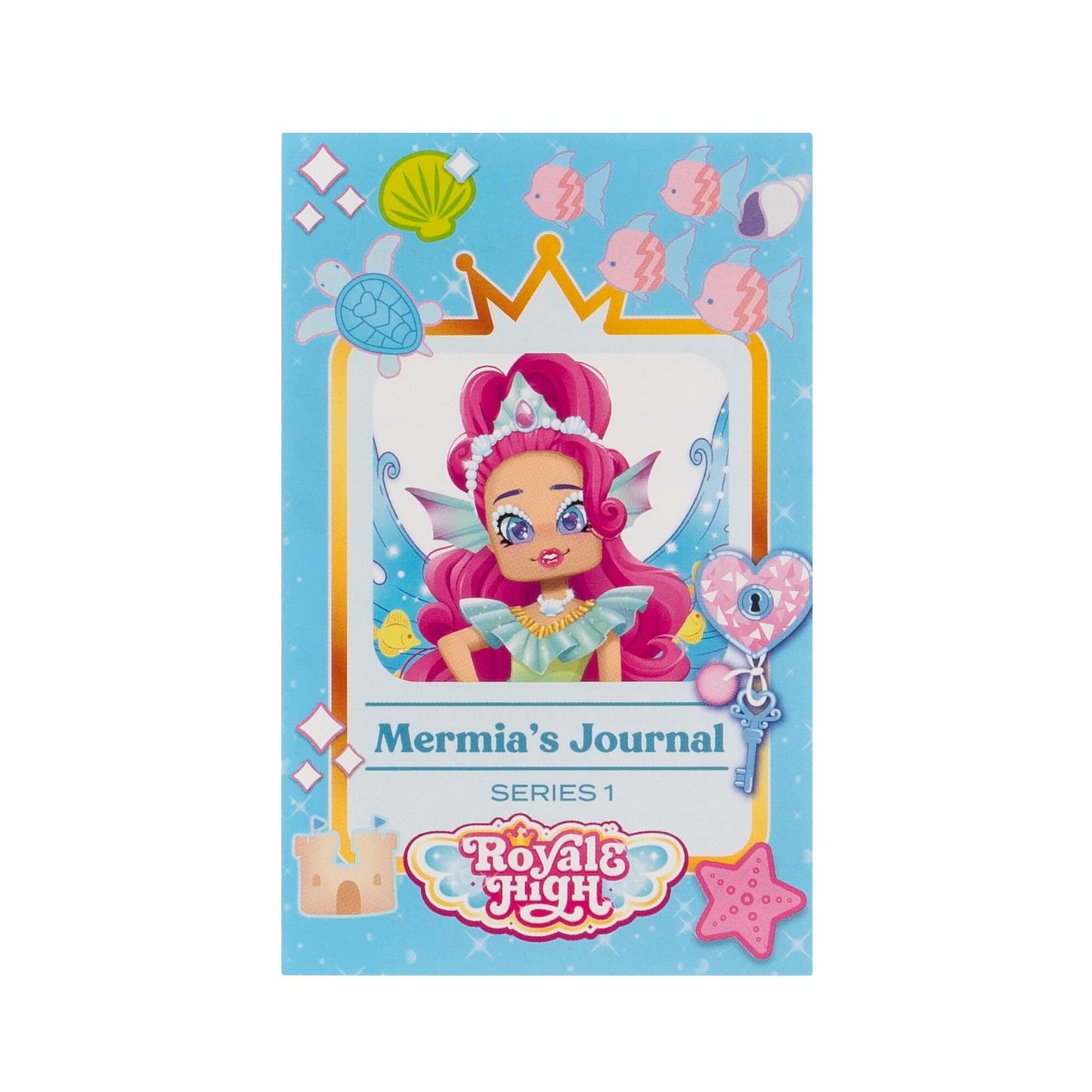 Royale High 9” Fashion Doll - Water Fairy, Wave 1, Series 1 Doll - Fairy Journal, Comb, and Virtual Item Code Included - Ages 5+
