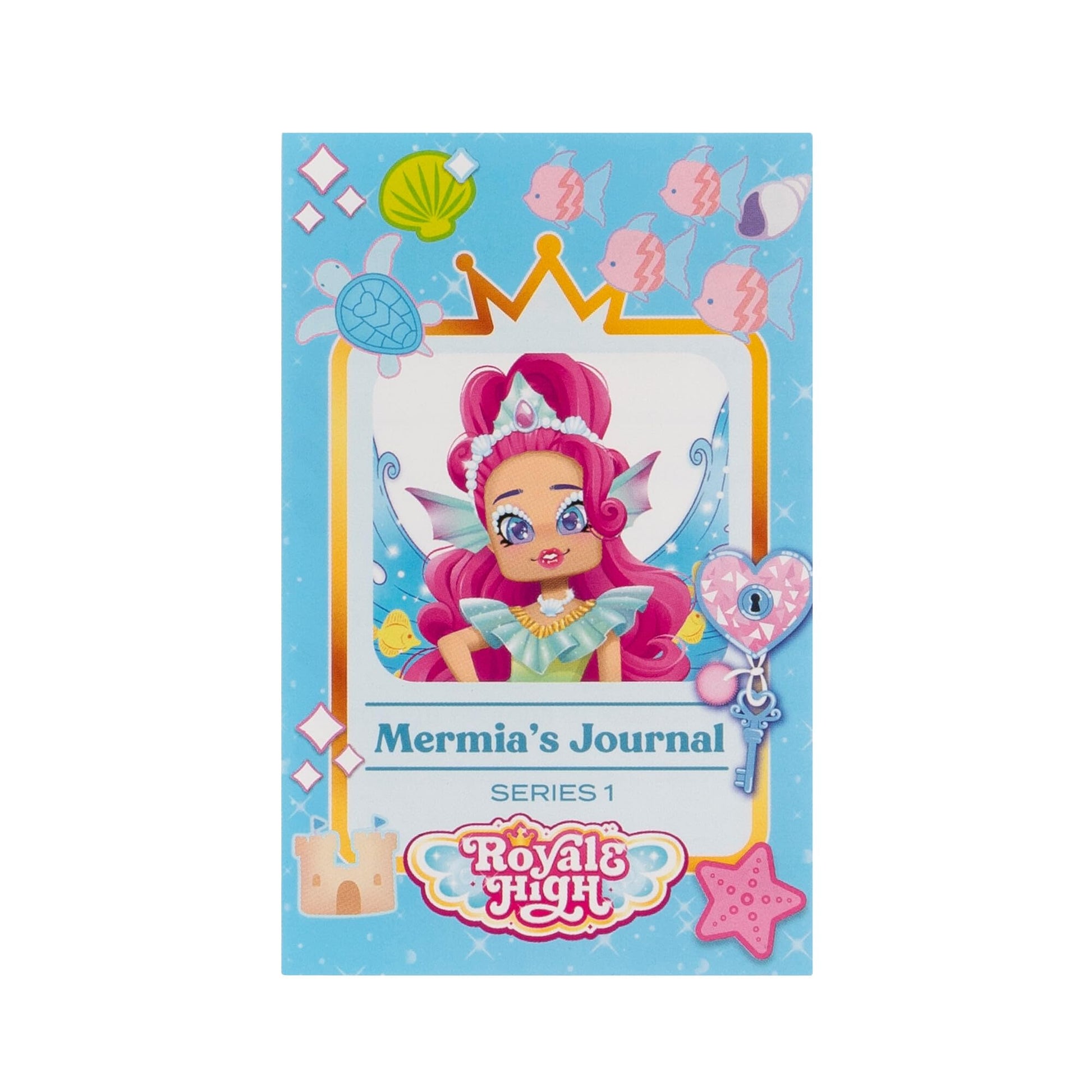 Royale High 9” Fashion Doll - Water Fairy, Wave 1, Series 1 Doll - Fairy Journal, Comb, and Virtual Item Code Included - Ages 5+