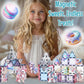 Little Pi Unicorn Toys for Girls Age 4-6 - Unicorn Magnetic Tiles Frozen Toys for Girls Age 4-7 - 3 Year Old Girl Gifts 4 Year Old Girl Birthday Gifts