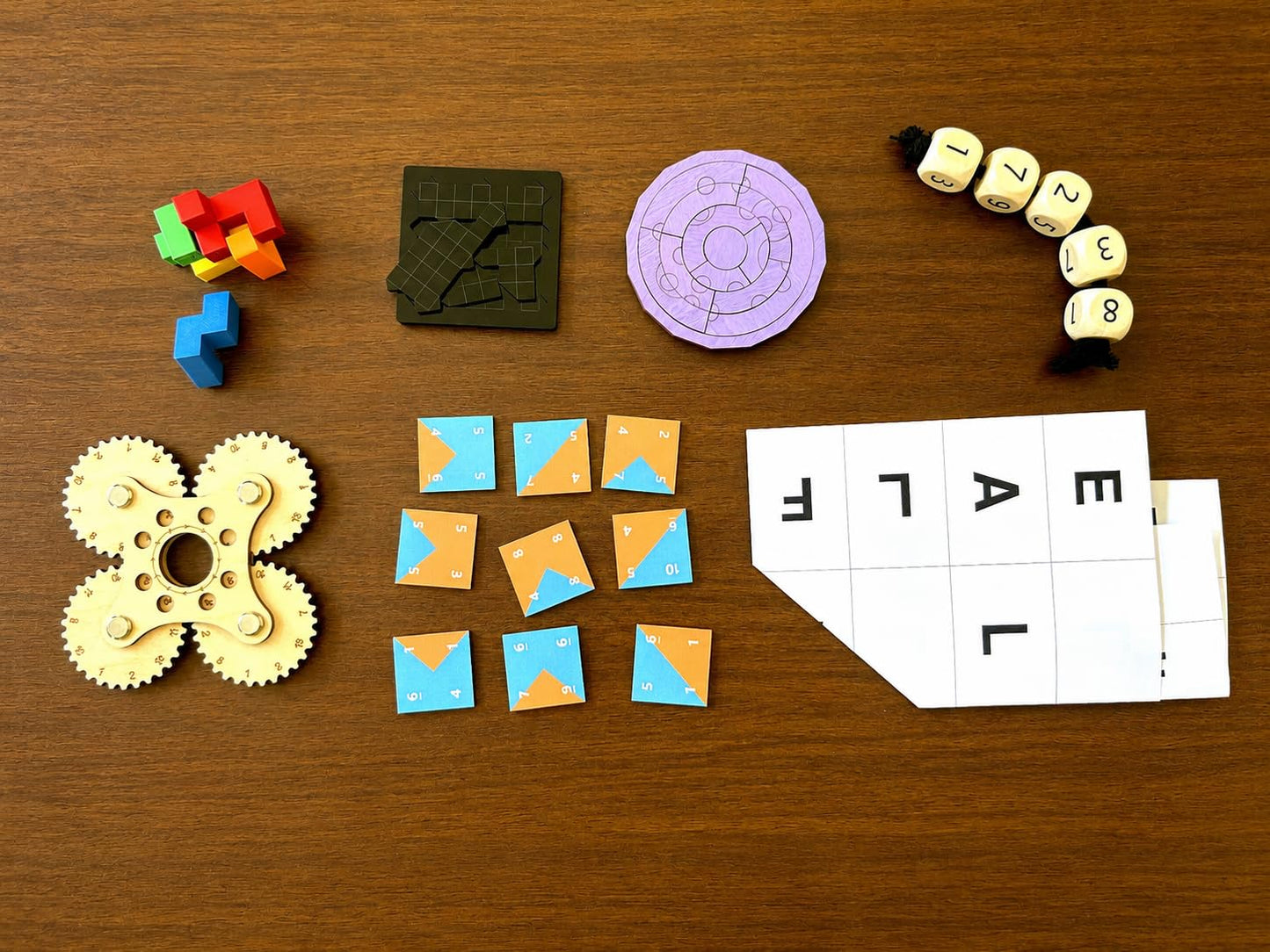 Mechanical Puzzle Box - Official Remake of the 2025 5th Edition World Mechanical Puzzle Competition, Collector and Training Set with 7 Puzzles