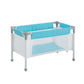 Olivia's Little World Baby Doll 3pc Nursery Set - Crib, High Chair & Stroller, Blue & White