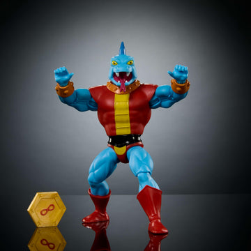Masters of the Universe Origins Action Figure Cartoon Collection Fang Man, 5.5-inch 1980s Motu TV Fanged Villain, Detailed Design & Accessory