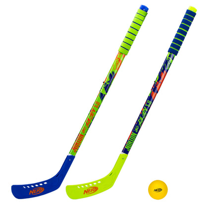 Franklin Sports Nerf Proshot Hockey Sticks + Ball Set