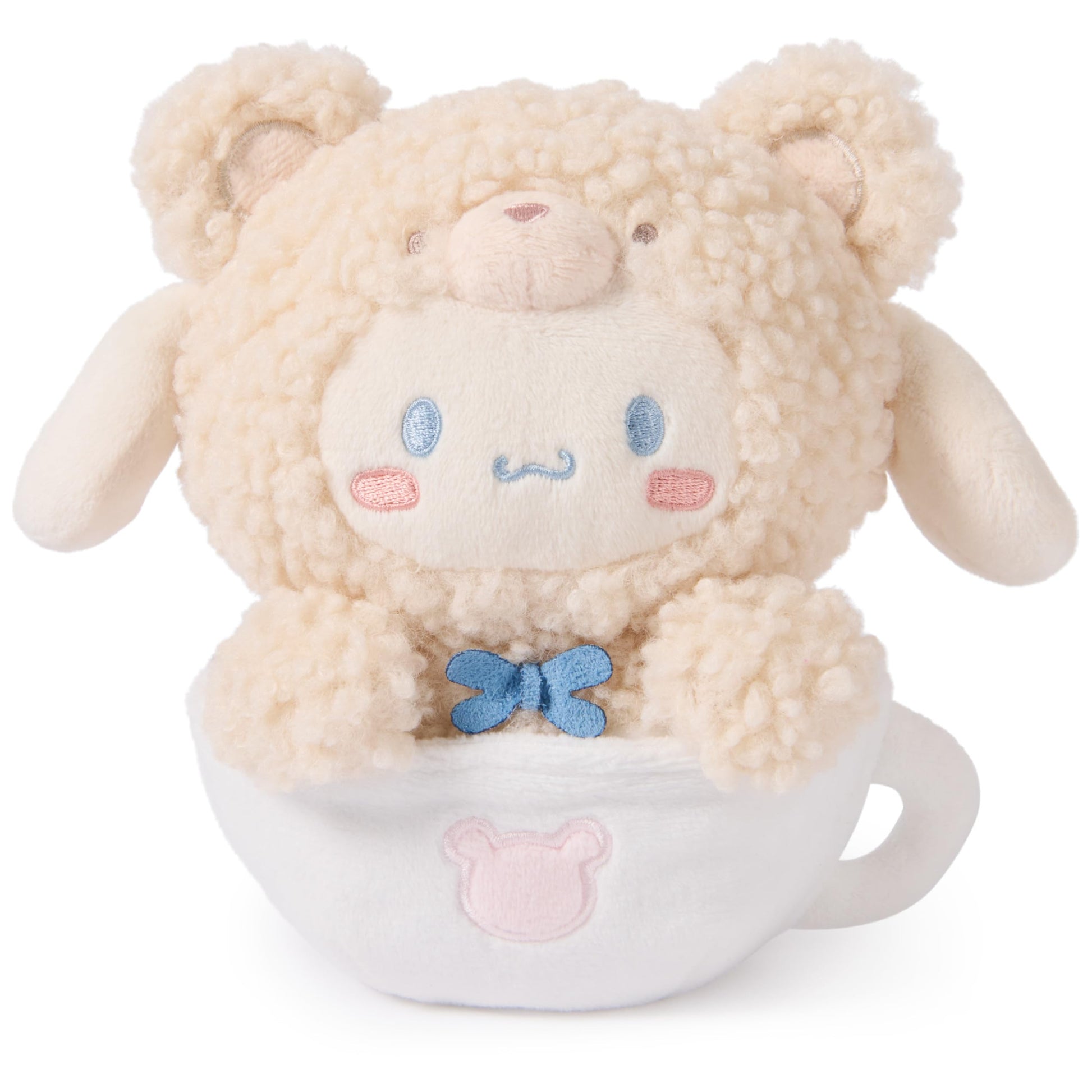 GUND Sanrio Cinnamoroll 6-Inch Plush Toy in Café Latte Bear Outfit; Ages 1+