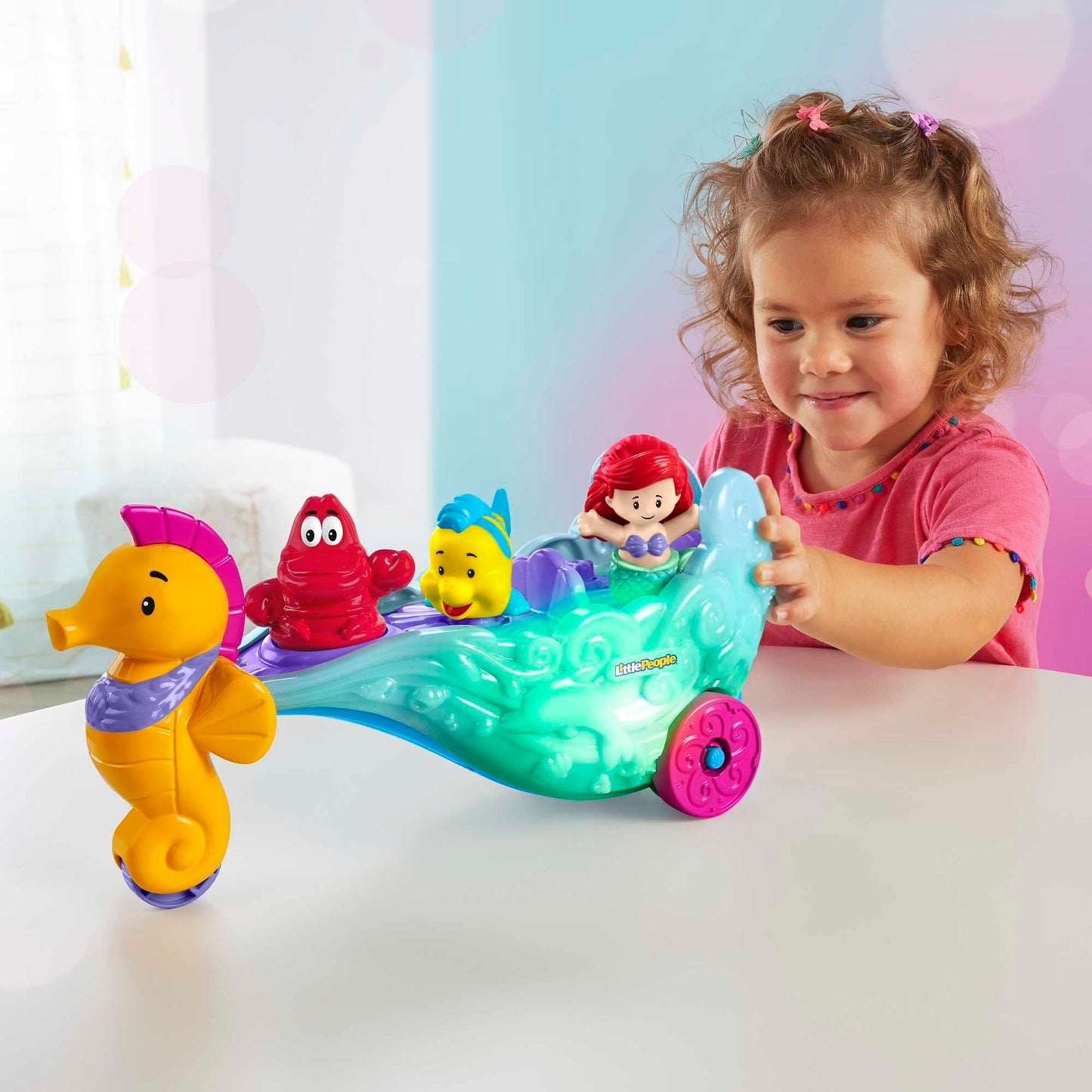 Fisher-Price Little People Disney Princess Ariel's Sea Carriage