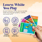GeoToys GeoBingo, World Bingo for Kids Ages 4 and Up, Geography Game for Home, School or Camp - Fun Kids Educational Game, Bingo Games for Family