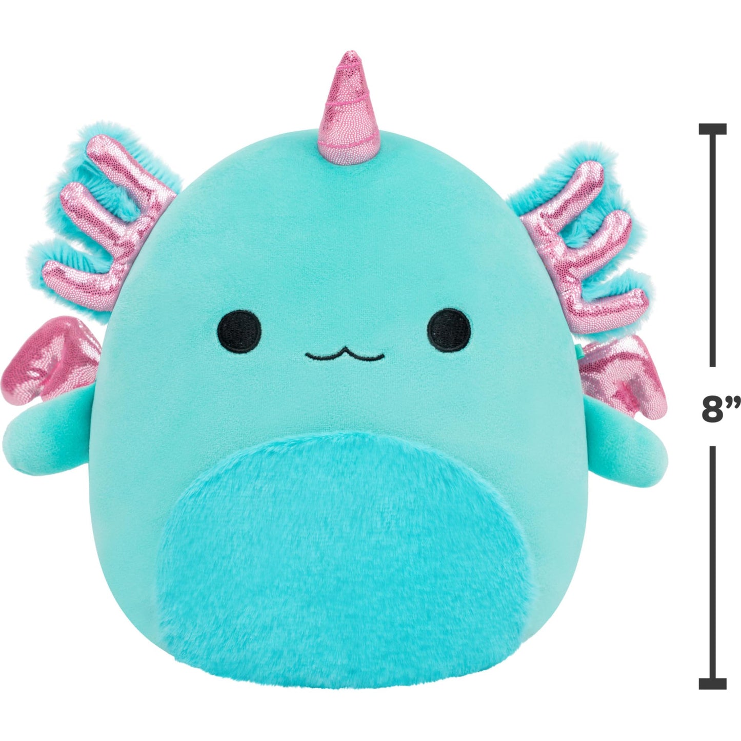 Squishmallows Original 8in Bellamy The Teal Axolotl - Official Jazwares Plush (Little)