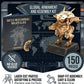 Overwatch D.VA's Meka 3D Wood Puzzle & Model Figure Kit (149 Pcs) with Poster - Build & Paint a 3-D Video Game Replica Toy, No Glue Required