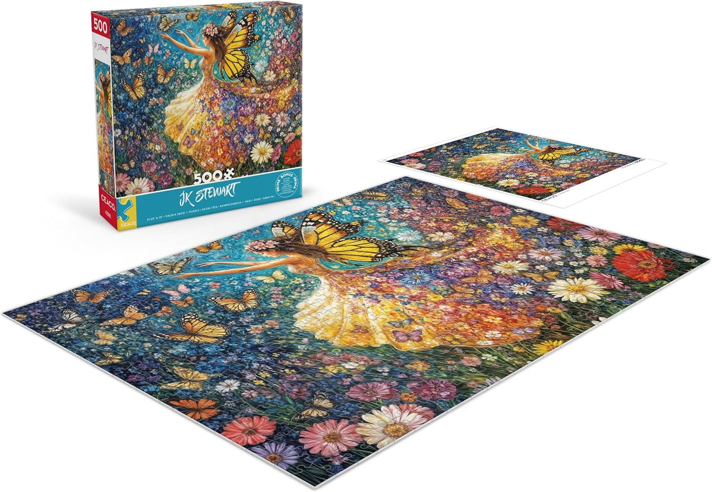 Ceaco - Lady Butterfly - 500 Piece Jigsaw Puzzle for Adults