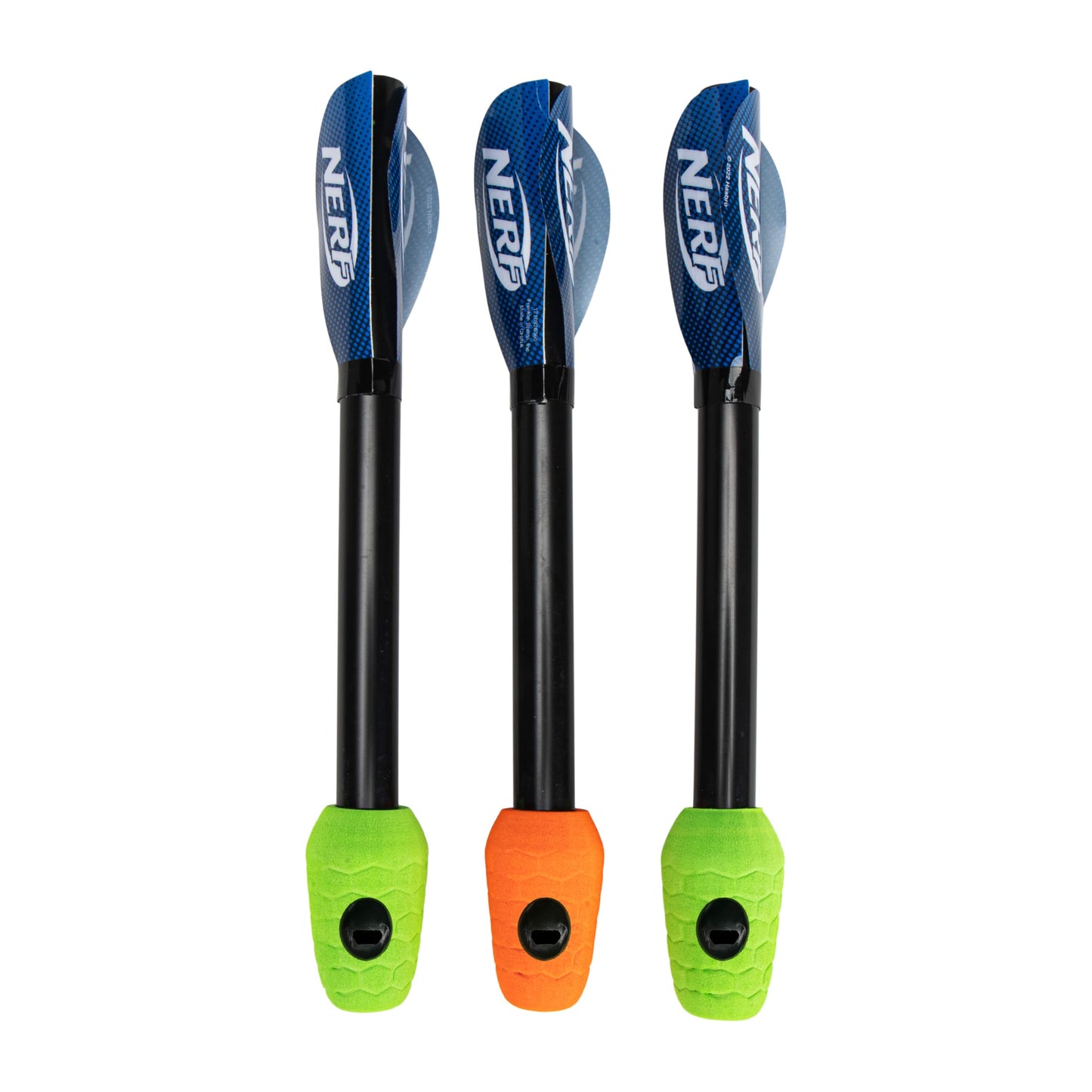 Franklin Sports Nerf Rip Rocket Replacement Foam Arrows + Rockets - 3 Pack