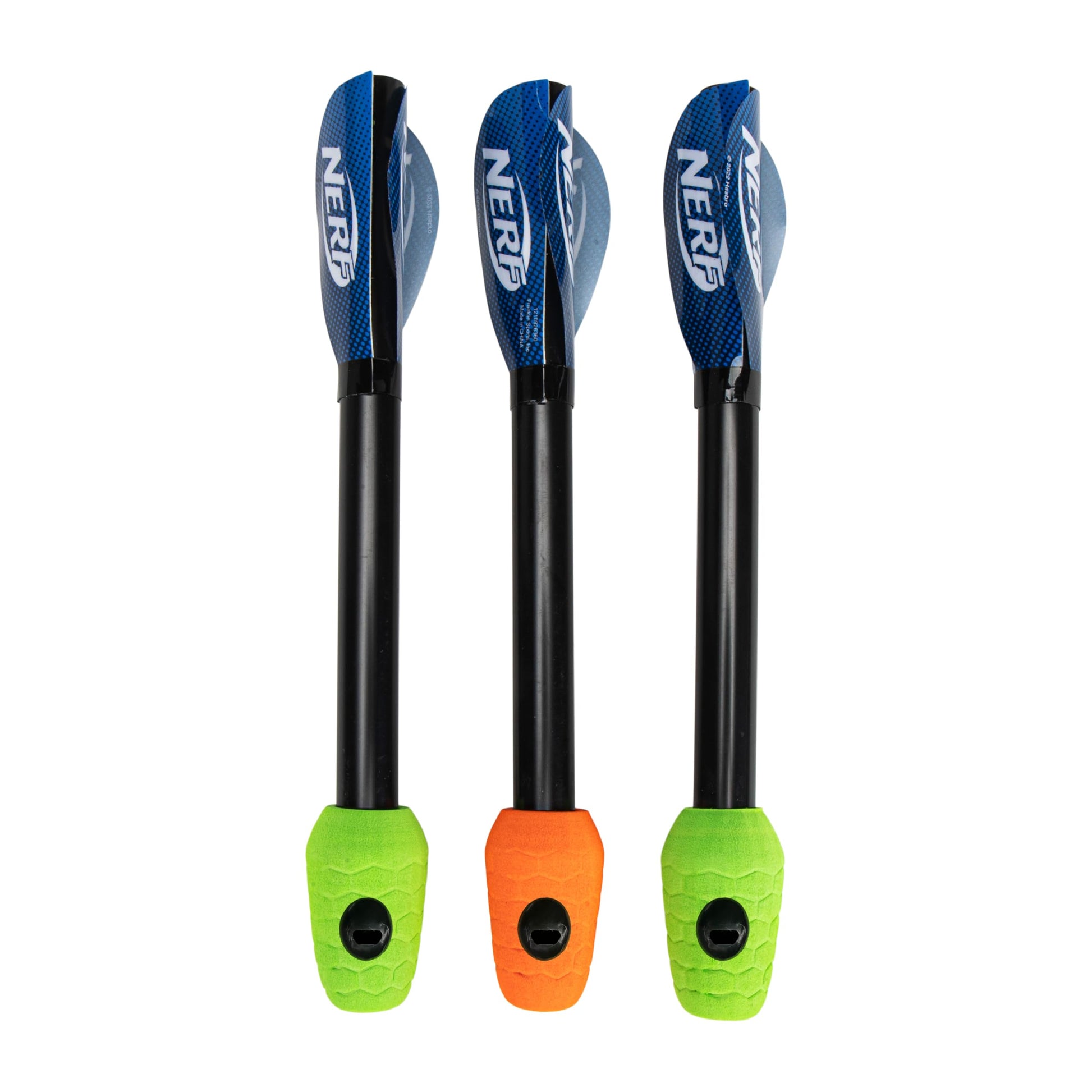 Franklin Sports Nerf Rip Rocket Replacement Foam Arrows + Rockets - 3 Pack