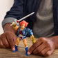 Masters of the Universe Origins & Thundercats Action Figure Lion-O, 1980s Crossover Toy, 5.5 Inch Posable, Removable Armor, Accessory & Collector Card