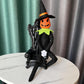 DANONI 14Inch Halloween Xmas Pumpkin Elf Doll Toys,Handmade Stuffed Halloween Xmas Pumpkin Elf Toys Ornament for Holiday Tabletop Home Decoration