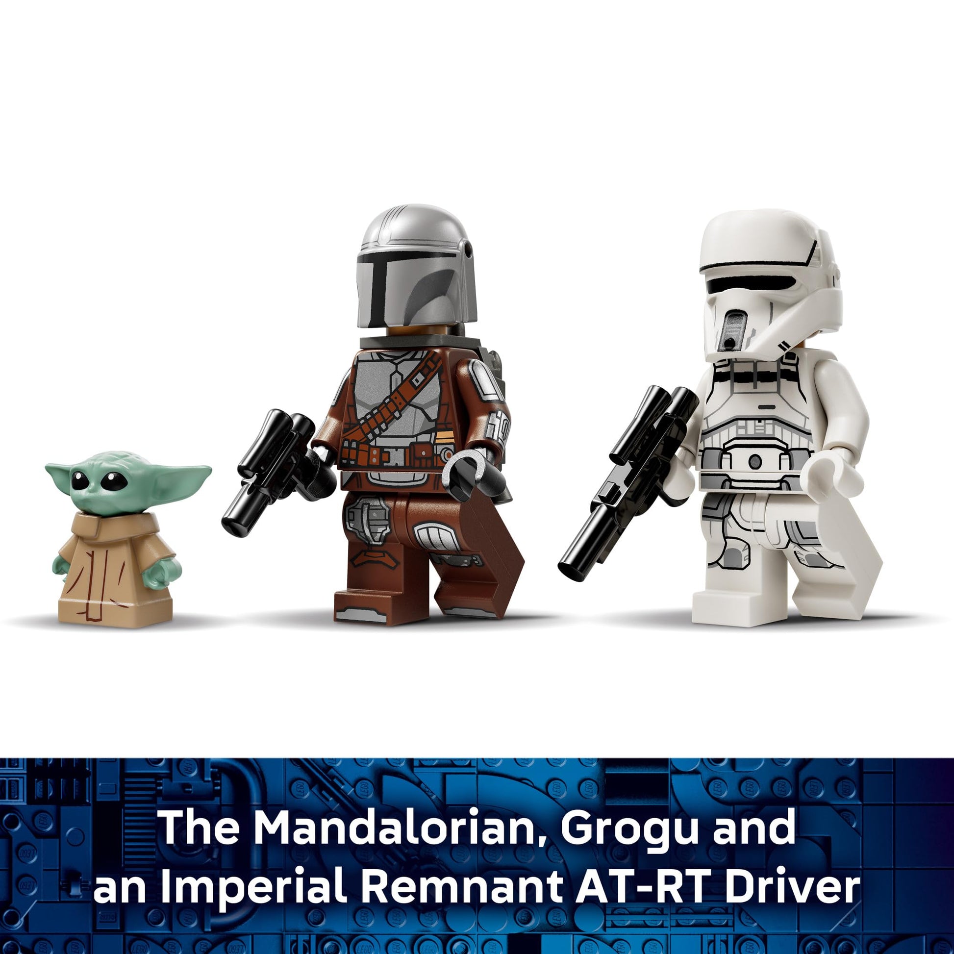 LEGO Star Wars AT-RT Attack - Building Toy for Boys & Girls, Ages 7+ - with The Mandalorian & Grogu Minifigures - Playset for Kids - Gift