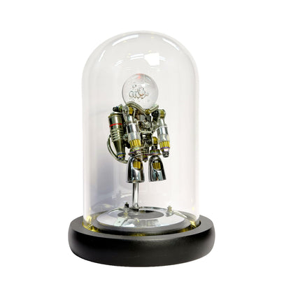 Mostarle 3D Metal Puzzle Nebula Astronaut Model Kit - DIY Steampunk Mechanical Building Set, Stainless Steel Space Figurine, Challenging Brain Teaser