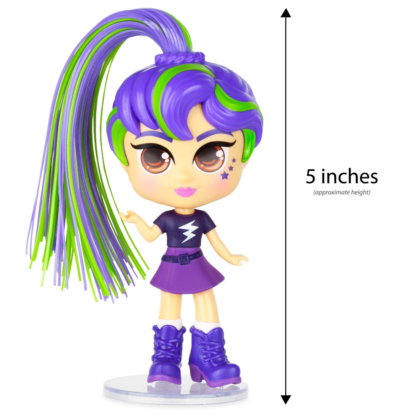 CurliGirls Charli, The Pop Star - Hairstyling Doll with MagiCurl Hair - Style Again and Again - Ages 3+