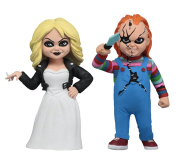 NECA 2-Pack Toony Terrors Action Figures, Chucky & Tiffany