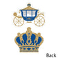 Big Dot of Happiness Royal Prince Charming - Crown & Carriage Decorations DIY Baby Shower or Birthday Party Essentials - Set of 20
