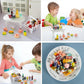 50 Pcs Miniature Food Drink Bottles Soda Pop Cans Pretend Play Kitchen Game Party Accessories Toys Hamburg Cake Ice Cream for 1/12 Doll House