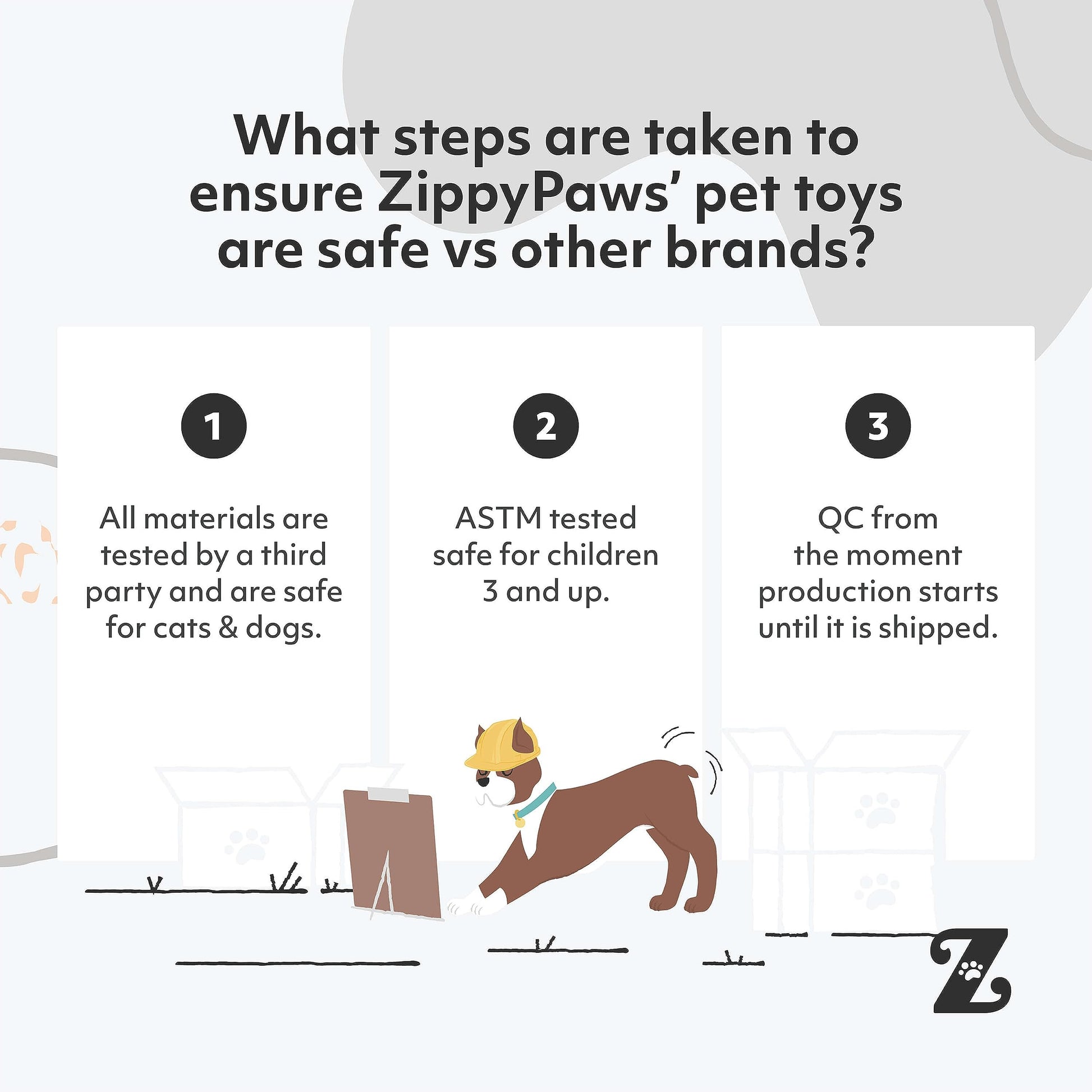ZippyPaws ZippyTuff Teether - Tough Puppy Teething Toys for Small & Medium Dogs, Chew Toy for All Breeds, Durable Rope, TPR Rubber Material, Keeps