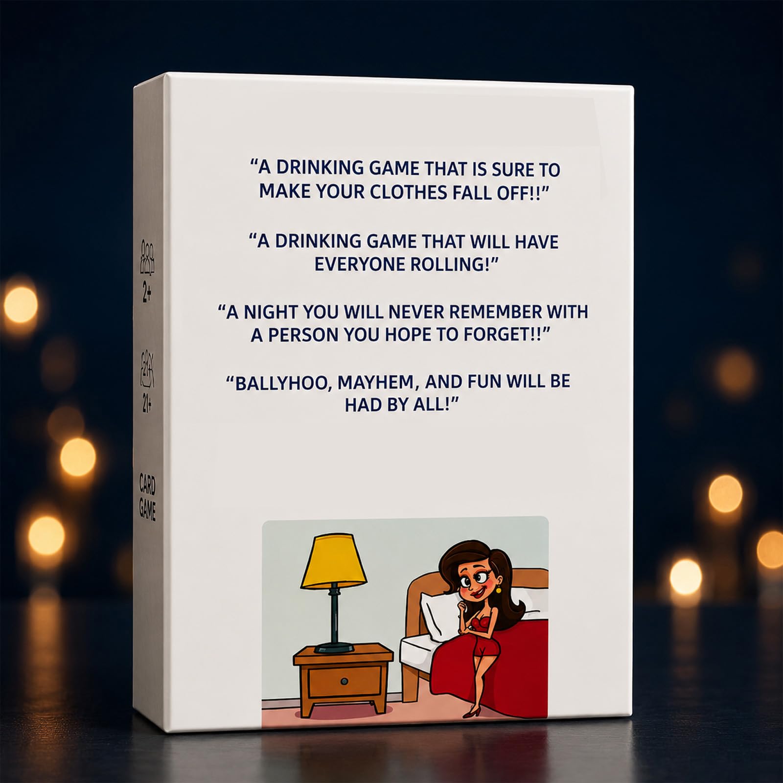 Luxunik After Dark Party Game for Awful Friends - Secret Questions, Wild Dares & Bad Decisions for Game Night, Date Night or Any Night You’ll Never