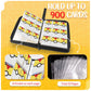 900 - Pockets Trading Card Binder with Removable 50 Sleeves, Card Collector Album with Zipper, Portable Card Holder Book Fits Sports Card, Game Card