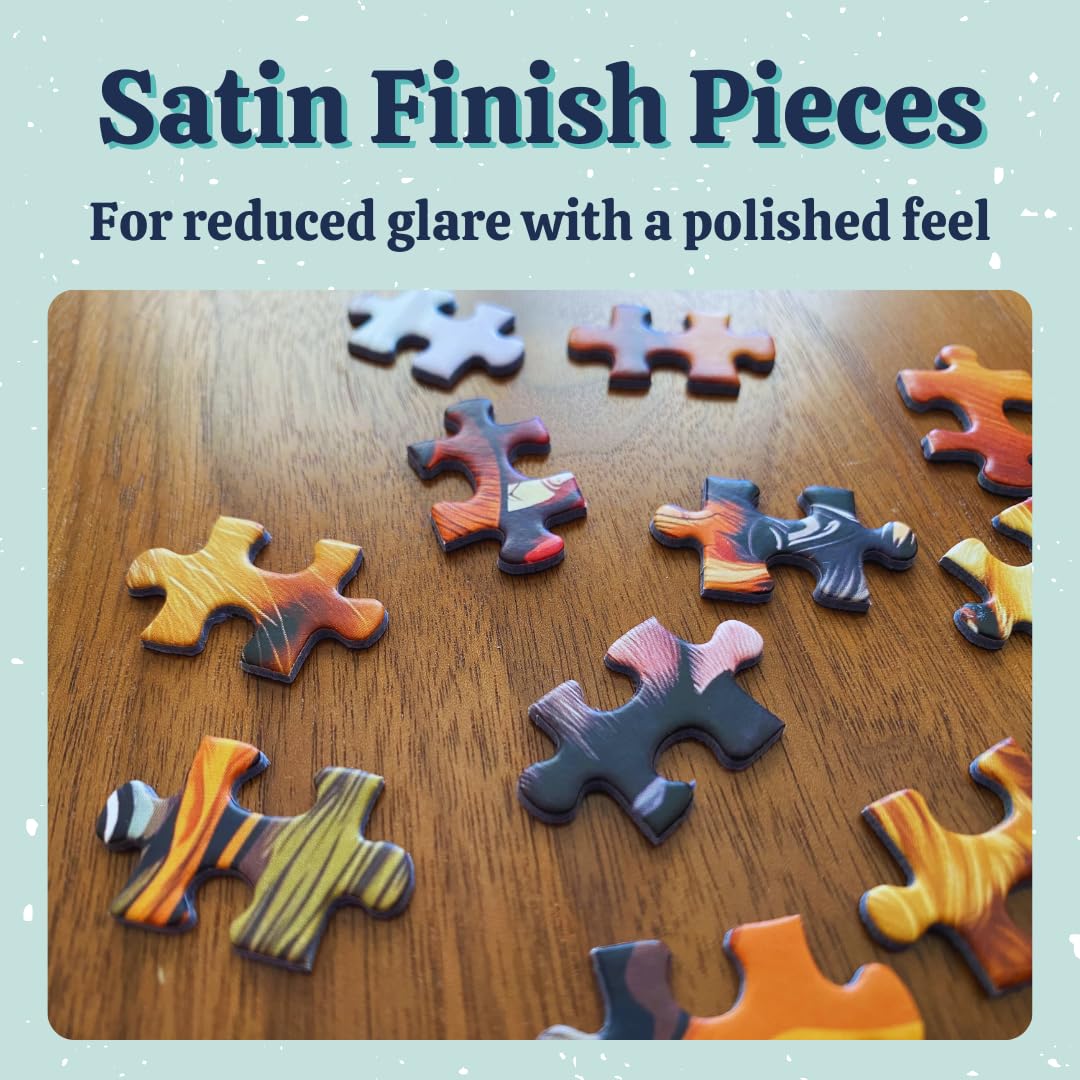 Snappy Puzzles Colorful Chrome | 1000-Piece Jigsaw Puzzle for Adults | Made in The USA with Satin Finish