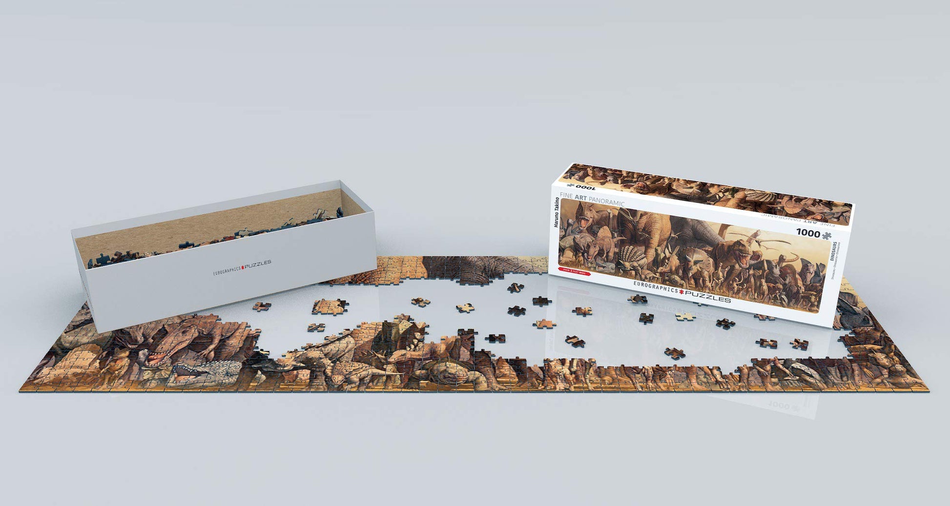 Dinosaurs by Haruo Takino 1000-Piece Puzzle