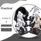 NC EBCO 30 Pieces Action Figure Display Stands Black Doll Model Support Stand for 3.75 inch Action Figures
