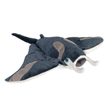 Wild Republic Cuddlekins Manta Ray Stuffed Animal - 12"