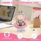 SYFLHYP Cute Doll Car Seat for Labubu, Premium Car Seat Accessories for 4-7in Dolls, 360° Rotation, Including Air Vent Clip, Desktop Stand, Adjustable