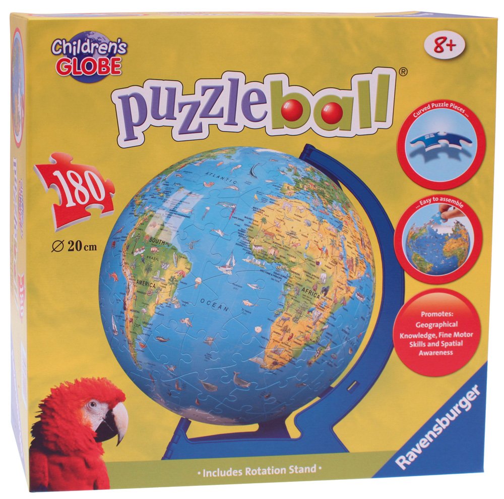 Ravensburger XXL Children's Globe 180 Piece Puzzleball