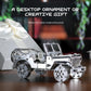 Kolotesame Classic Off-Road Vehicle 3D Metal Puzzle Model for Adults - for Jeep DIY Immersive Building Kit with Tool, 3D Puzzle Car Model for Men Gift