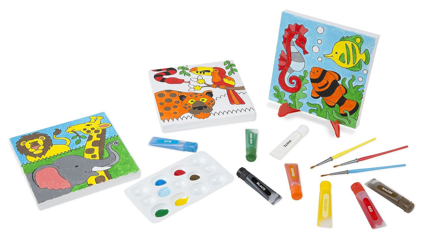 Melissa & Doug Canvas Painting Set - Animals