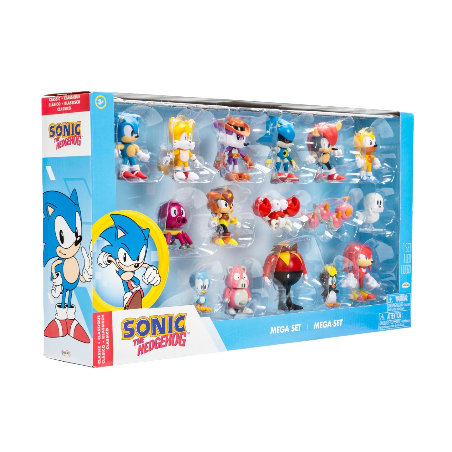 Sonic the Hedgehog Action Figures Mega Set 16-Pack, 2.5 Inch Scale - Sonic and Friends are Ready for Adventure! Officially Licensed by SEGA [Amazon