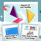 Magnetic Tangram Puzzles for Kid with 368 Patterns Booklet & 30 Theme Pages & Metal Board, Tangrams for Kids Ages 4-8 with Portable Box, Magnetic