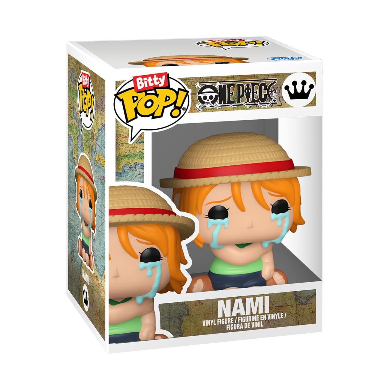 Funko Bitty Pop! One Piece - Nami, Arlong, Nojiko, and A Surprise Mystery Mini Figure - 0.9 Inch (2.2 Cm) Collectable - Stackable Display Shelf