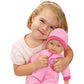 Lissi: 11" Talking Baby Doll - Pink & Butterfly Outfit, Matching Hat, 6 Interactive Sounds, Soft Body, Realistic Roleplay Toy, Kids & Toddlers 2+
