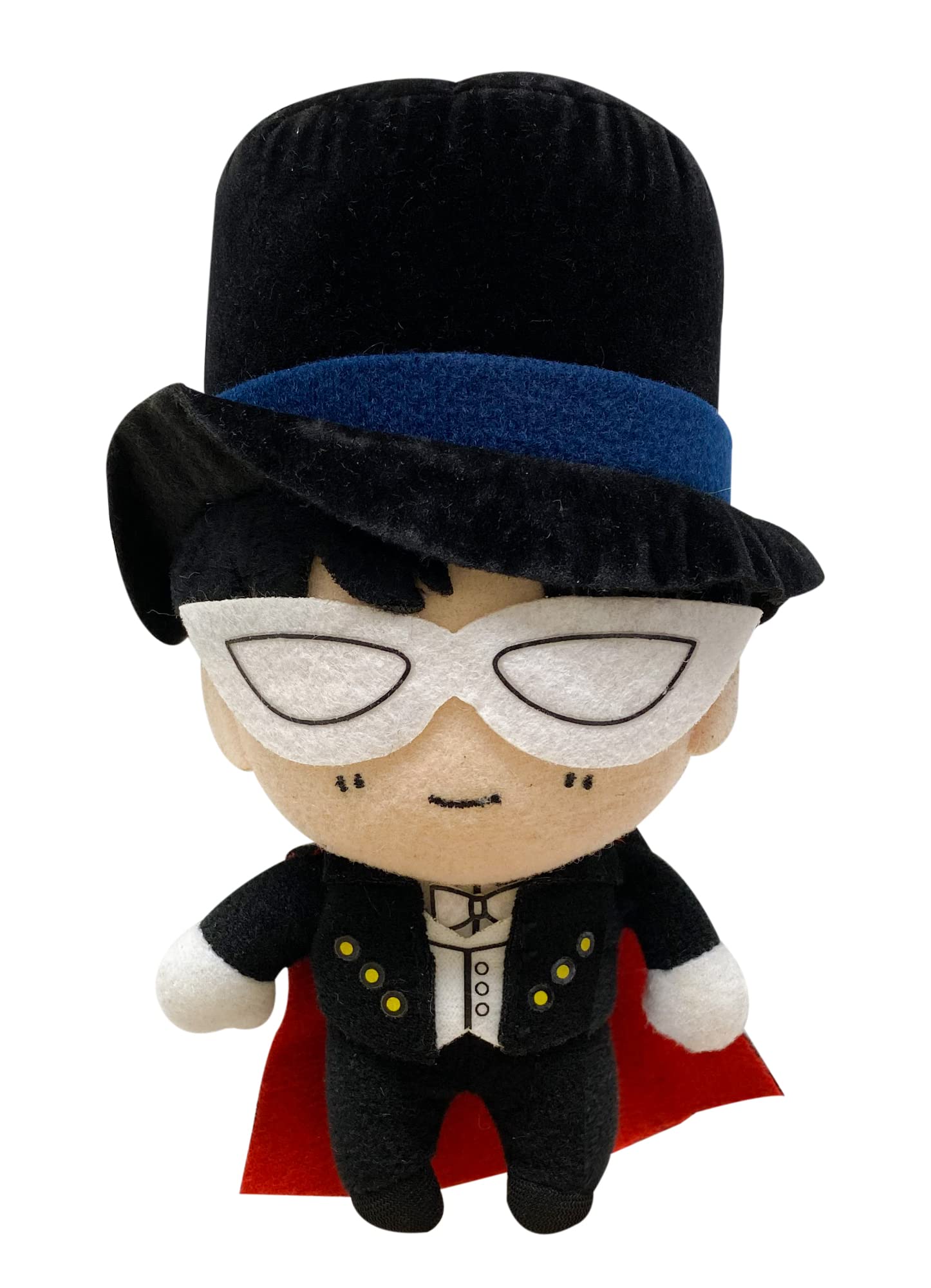 Sailor Moon- Tuxedo Mask 5" Plush, Multi-Colored