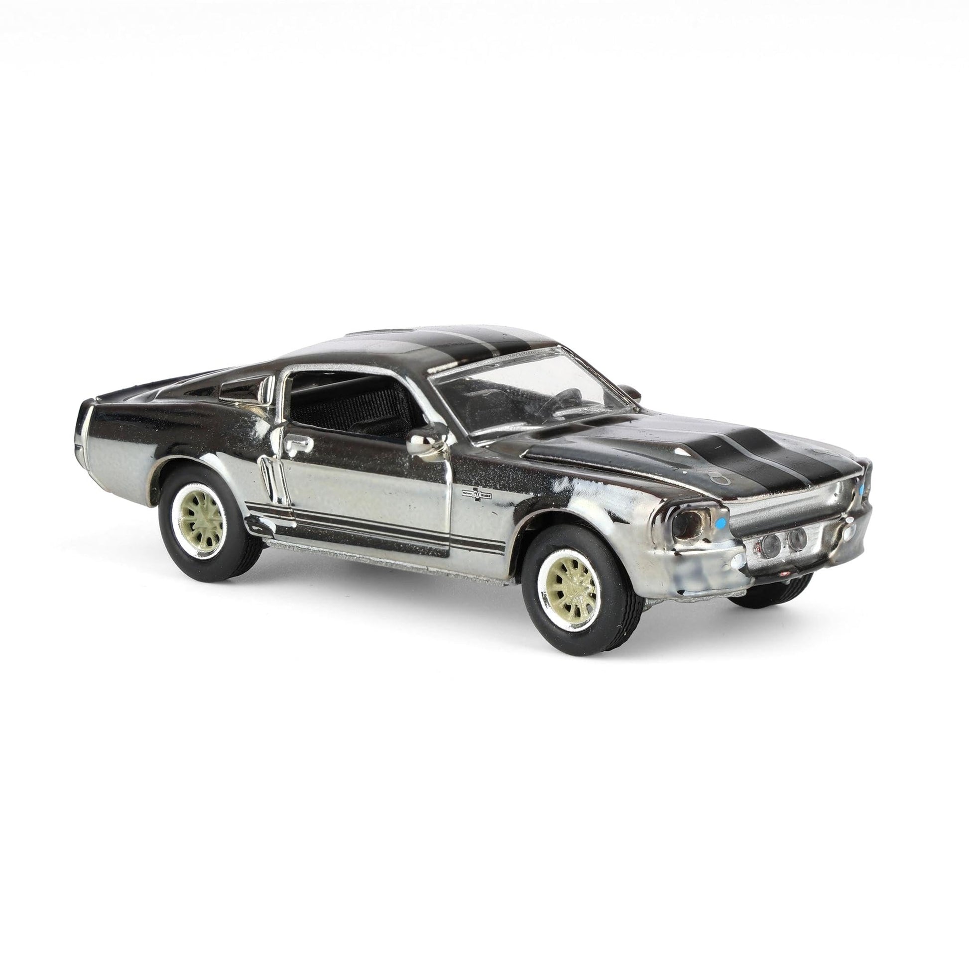 Greenlight, 1/64 1967 Ford Mustang Eleanor, Silver Chrome Edition, Gone in Sixty Seconds (2000), Hobby Exclusive, GLT30558