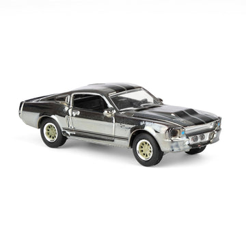 Greenlight, 1/64 1967 Ford Mustang Eleanor, Silver Chrome Edition, Gone in Sixty Seconds (2000), Hobby Exclusive, GLT30558