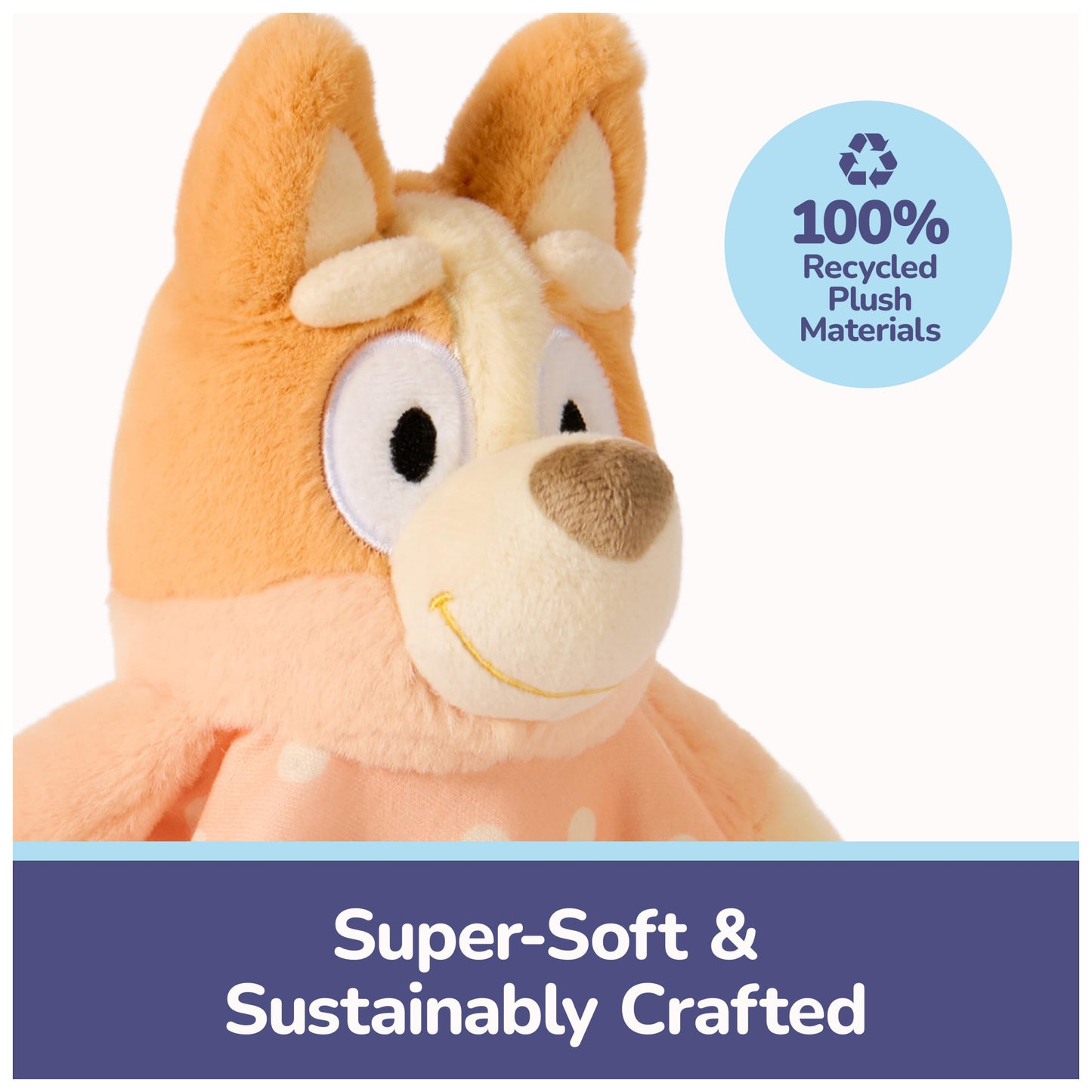 GUND Bluey Bingo 13-Inch Plush Lovey with Stuffed Animal, Ages 0+