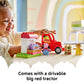 LEGO DUPLO Peppa Pig Tractor and Market - Building Toy for Toddlers, Ages 2+ - Sensory Toy for Girls & Boys - Includes 2 Figures - Birthday Gifts for