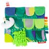Follies The Sensory Garden Baby Stroller and Tummy Time Toy - Portable Baby Toy - Crinkles, Mirror & Textures, Montessori-Inspired Infant Toy