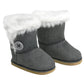Sophia's, 2-Pair, Winter Boots for 18" Dolls, Pink/Gray